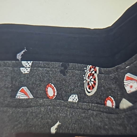 New Men's Quality Tommy Bahama 5 Pack Casino Themed Party Socks Black One Size - Picture 2 of 6